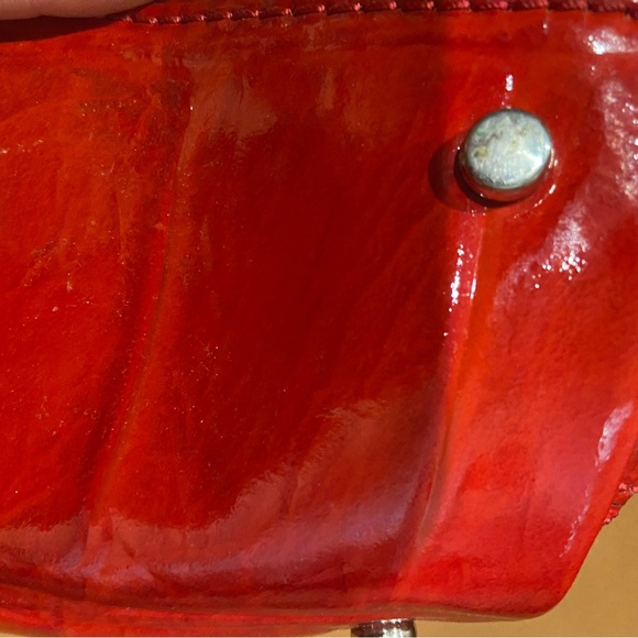Kate Spade red patent purse - Picture 9 of 9
